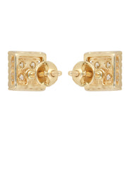Mens Stud Diamond Earrings | 0.65 Carats 14K Yellow Gold