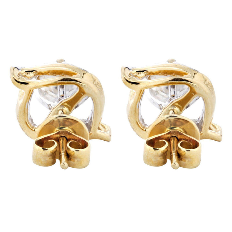 Round Diamond Stud Earrings | 1.64 Carats