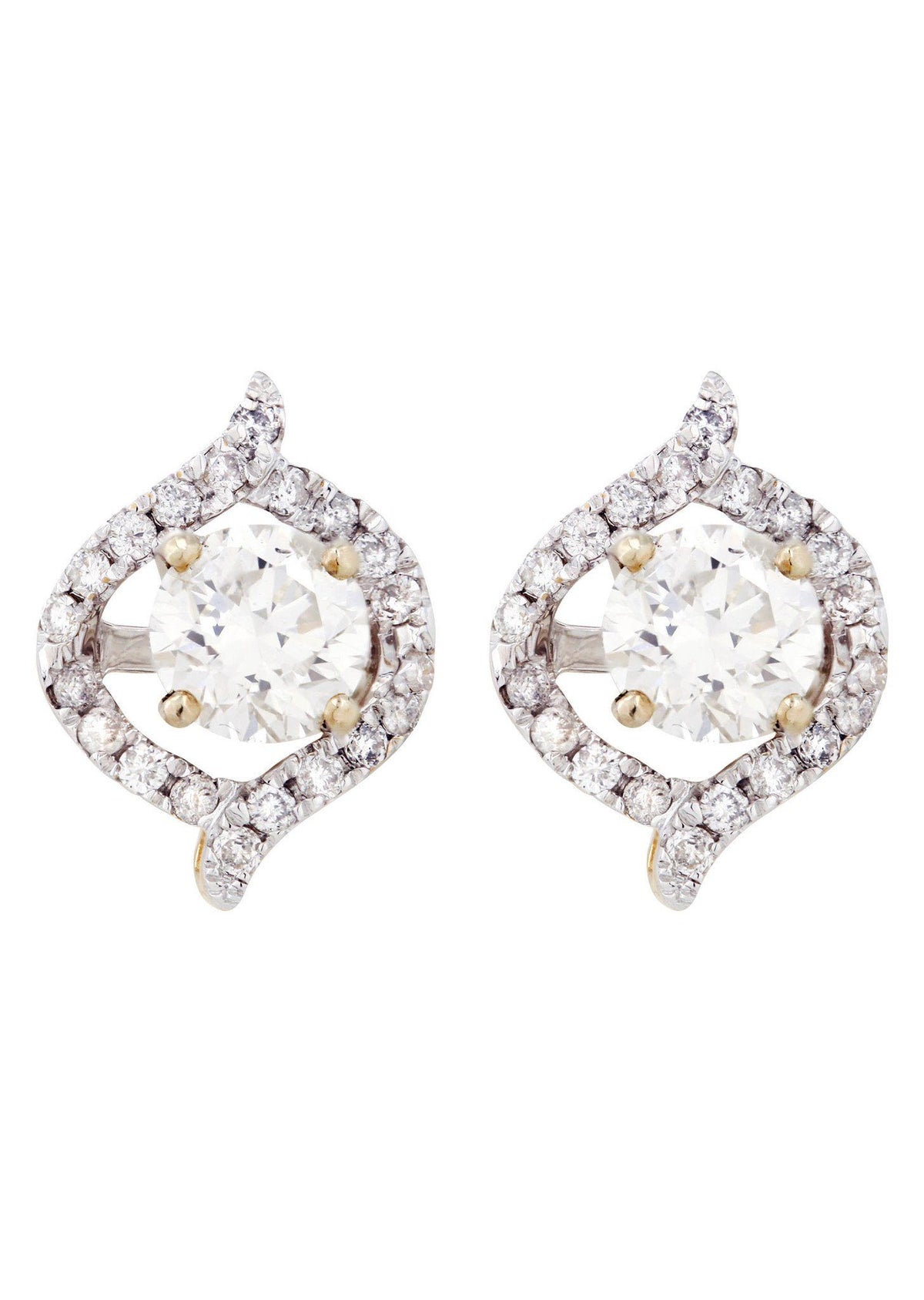 Round Diamond Stud Earrings | 1.64 Carats