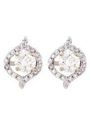 Round Diamond Stud Earrings | 1.64 Carats