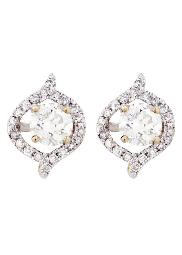 Round Diamond Stud Earrings | 1.64 Carats