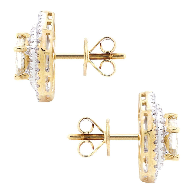 Princess Diamond Stud Earrings | 2.23 Carats