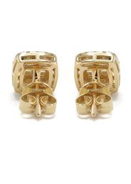 14K Yellow Gold Diamond Earrings For Men | 1.12 Carats | 3.74 Grams