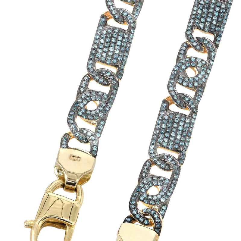 Fancy Link Chain | 9.41 Carats | 8 Mm Width | 24 Inch Length