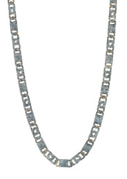Fancy Link Chain | 9.41 Carats | 8 Mm Width | 24 Inch Length