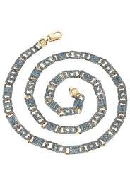 Fancy Link Chain | 9.41 Carats | 8 Mm Width | 24 Inch Length