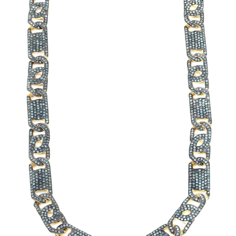 Fancy Link Chain | 9.41 Carats | 8 Mm Width | 24 Inch Length