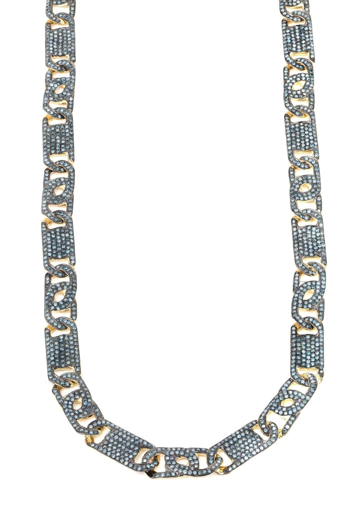 Fancy Link Chain | 9.41 Carats | 8 Mm Width | 24 Inch Length