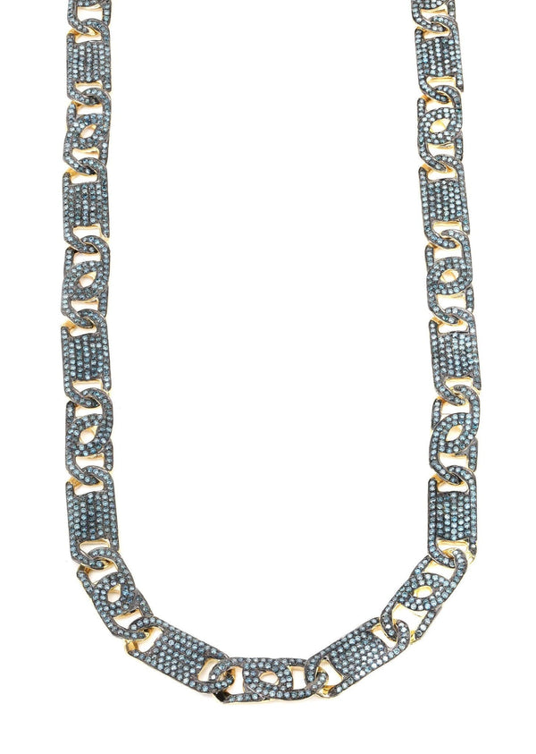Fancy Link Chain | 9.41 Carats | 8 Mm Width | 24 Inch Length
