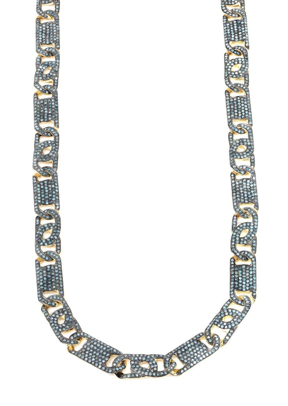 Fancy Link Chain | 9.41 Carats | 8 Mm Width | 24 Inch Length