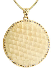 10K Yellow Gold Medusa Diamond Necklace  | 2.49 Carats