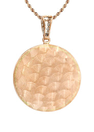 10K Rose Gold Medusa Diamond Necklace  | 1.02 Carats