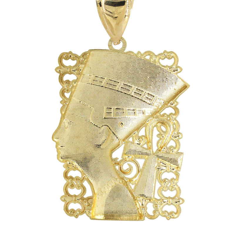 10K Yellow Gold Nefertiti Necklace | Appx. 16.9 Grams