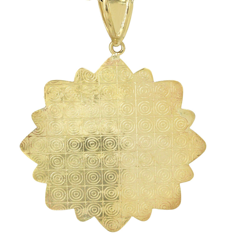 10K Yellow Gold Sun Necklace | Appx. 15.9 Grams