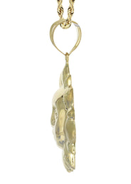 10K Yellow Gold Sun Necklace | Appx. 15.9 Grams