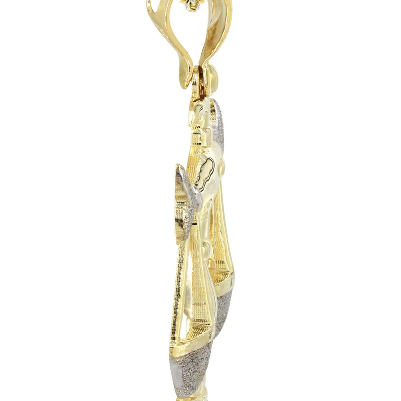 10K Yellow Gold Scales of Justice Necklace | Appx. 23.3 Grams