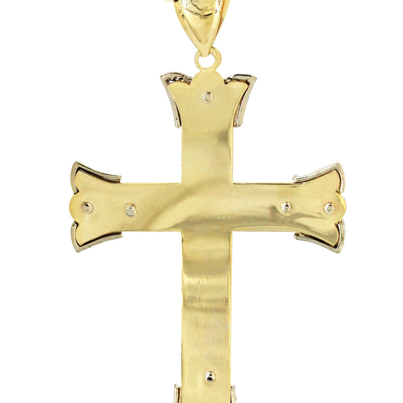 10K Yellow Gold Cross / Crucifix Necklace | Appx. 21.2 Grams