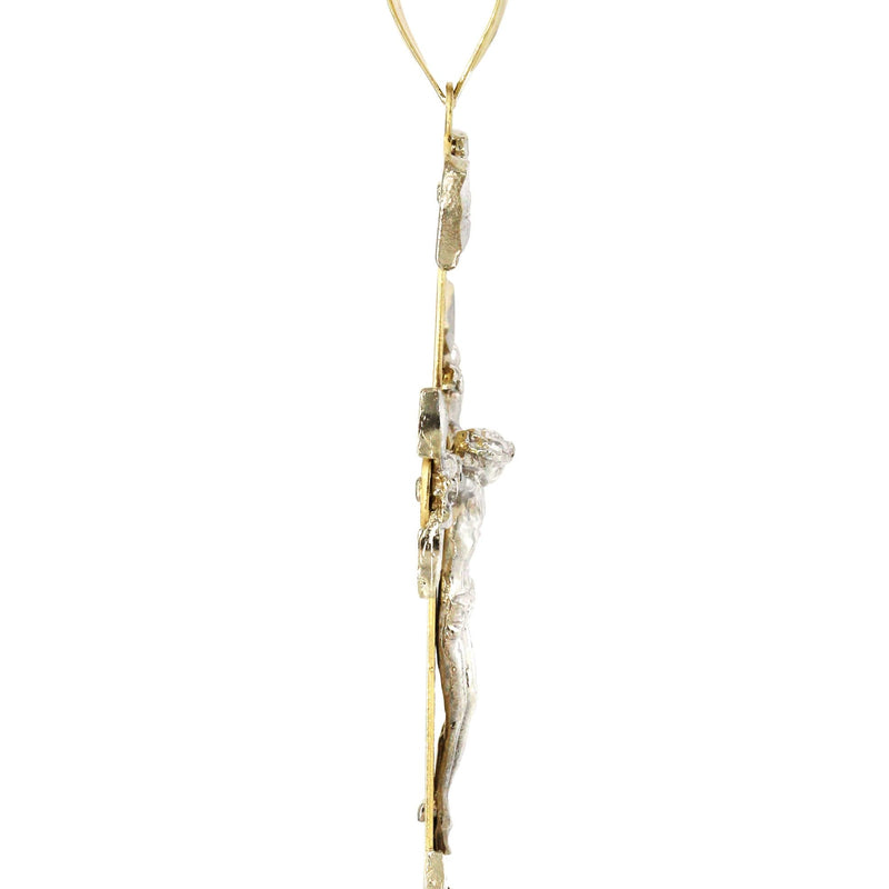 10K Yellow Gold Cross / Crucifix Necklace | Appx. 21.2 Grams
