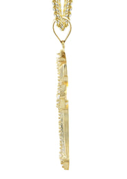 10K Yellow Gold Cross Necklace | Appx. 19.5 Grams