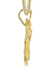 10K Yellow Gold Lion Heads Necklace | Appx. 16.2 Grams