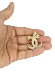 10K Yellow Gold Lion Heads Necklace | Appx. 16.2 Grams