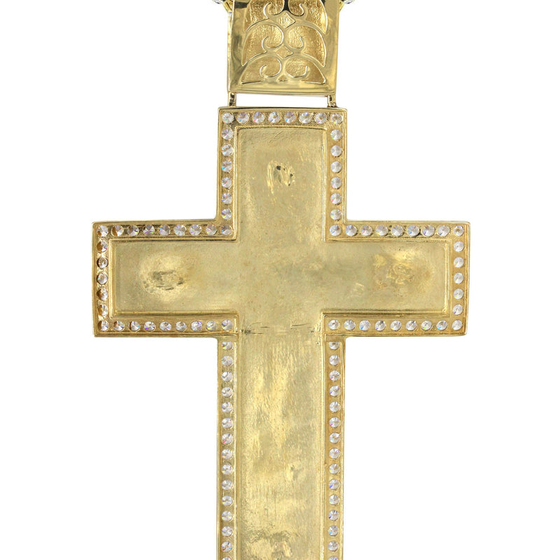 10K Yellow Gold Crucifix Necklace | Appx. 55 Grams