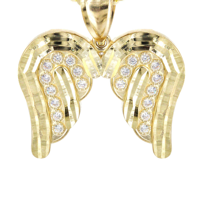 10K Yellow Gold Wings Necklace | Appx. 14.6 Grams