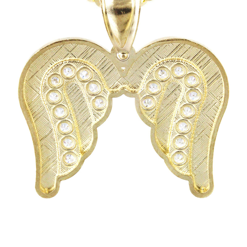 10K Yellow Gold Wings Necklace | Appx. 14.6 Grams