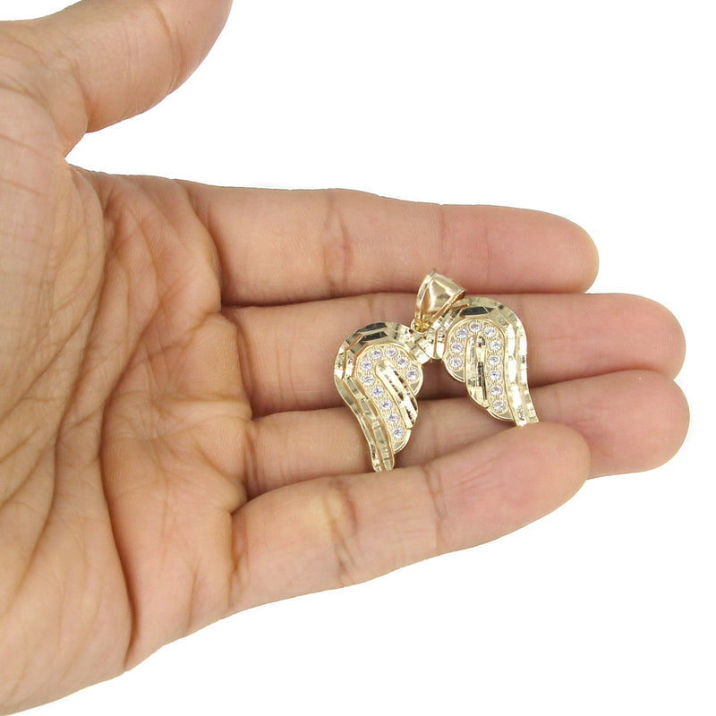 10K Yellow Gold Wings Necklace | Appx. 14.6 Grams