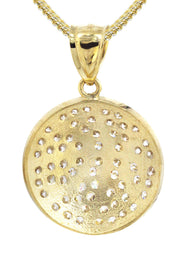 10K Yellow Gold Basketball Necklace | Appx. 16.2 Grams