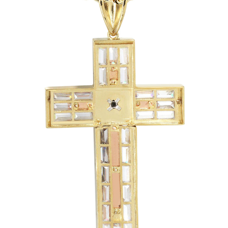 10K Yellow Gold Cross /Crucifix Necklace | Appx. 47 Grams