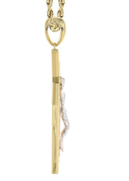 10K Yellow Gold Cross /Crucifix Necklace | Appx. 47 Grams