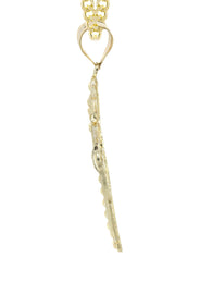 10K Yellow Gold Cross Necklace | Appx. 14.2 Grams