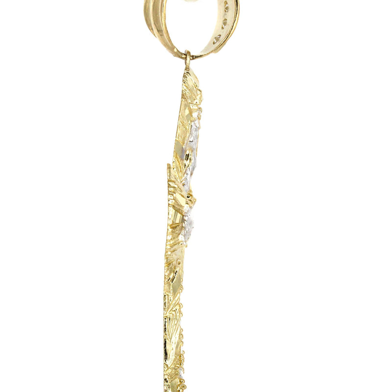 10K Yellow Gold Cross Necklace | Appx. 24.9 Grams