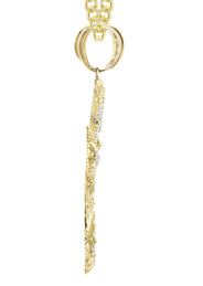 10K Yellow Gold Cross Necklace | Appx. 24.9 Grams