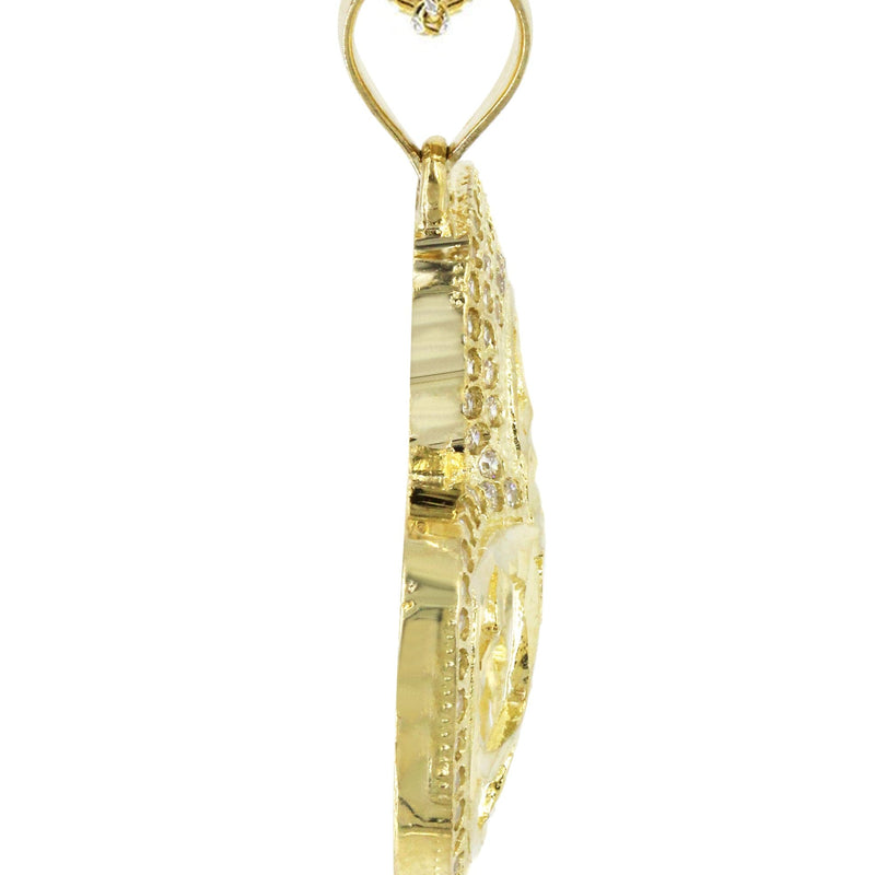 10K Yellow Gold Heart Necklace | Appx. 15 Grams