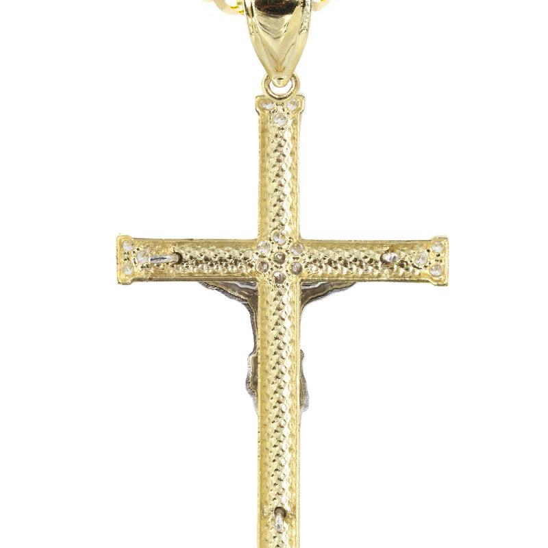 10K Yellow Gold Crucifix / Cross Necklace | Appx. 13.6 Grams