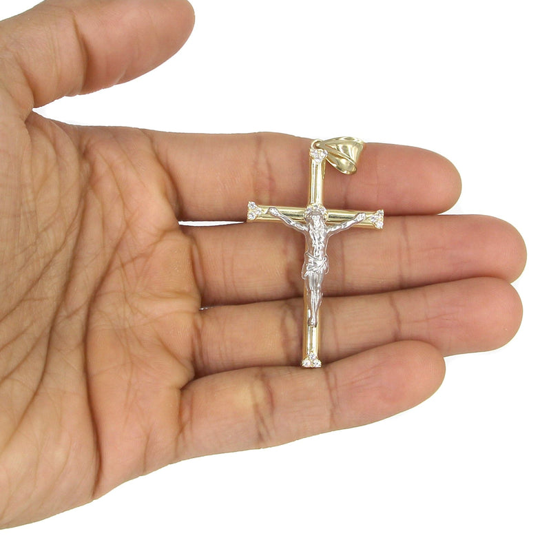 10K Yellow Gold Crucifix / Cross Necklace | Appx. 13.6 Grams