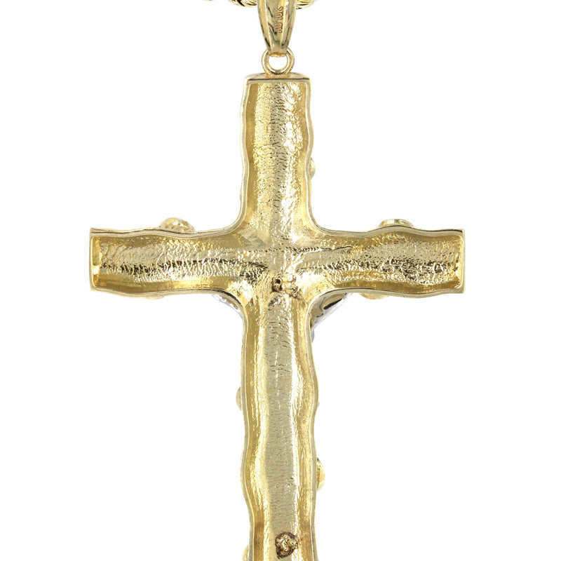 10K Yellow Gold Cross / Crucifix Necklace | Appx. 17.7 Grams