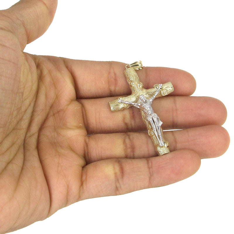 10K Yellow Gold Cross / Crucifix Necklace | Appx. 17.7 Grams