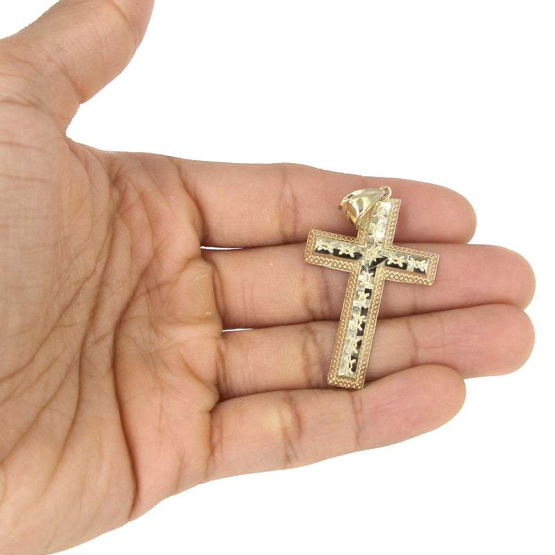 10K Yellow Gold Cross Necklace | Appx. 15.7 Grams
