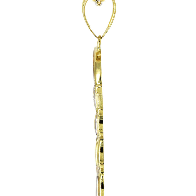 10K Yellow Gold Saint Lazaro Necklace | Appx. 16 Grams