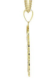 10K Yellow Gold Saint Lazaro Necklace | Appx. 16 Grams