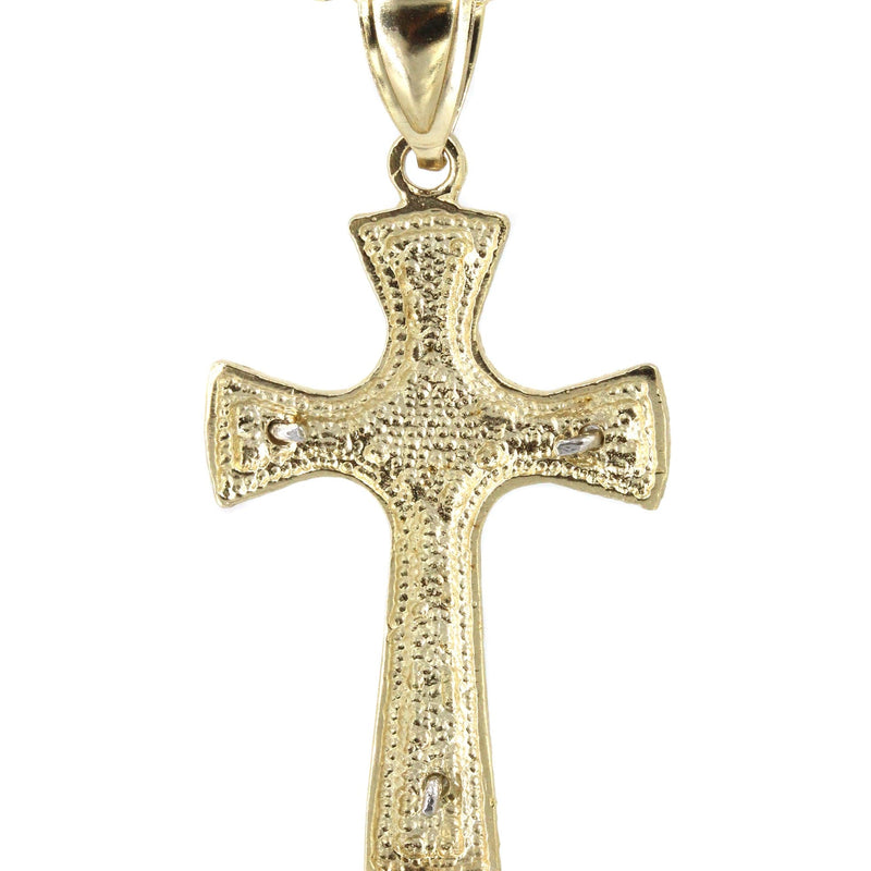 10K Yellow Gold Cross / Crucifix Necklace | Appx. 14.4 Grams