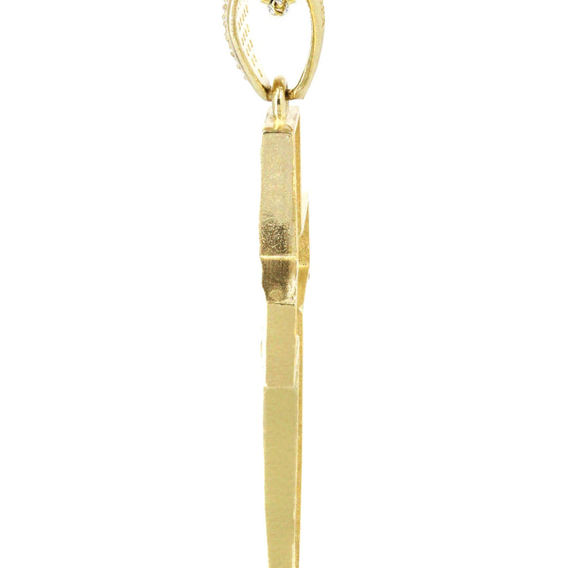 10K Yellow Gold Cross Necklace | Appx. 14.7 Grams