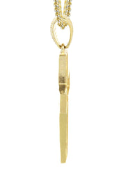 10K Yellow Gold Cross Necklace | Appx. 14.7 Grams