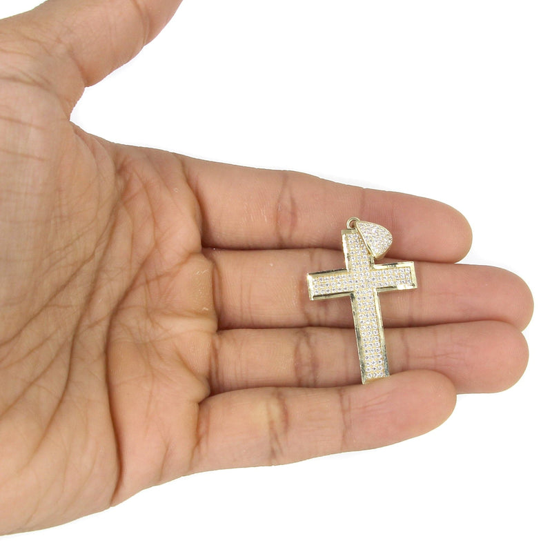 10K Yellow Gold Cross Necklace | Appx. 14.7 Grams