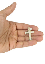 10K Yellow Gold Cross Necklace | Appx. 14.7 Grams