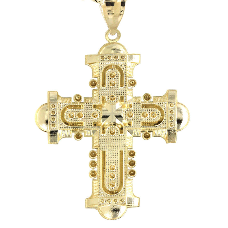 10K Yellow Gold Cross  Necklace | Appx. 15.1 Grams