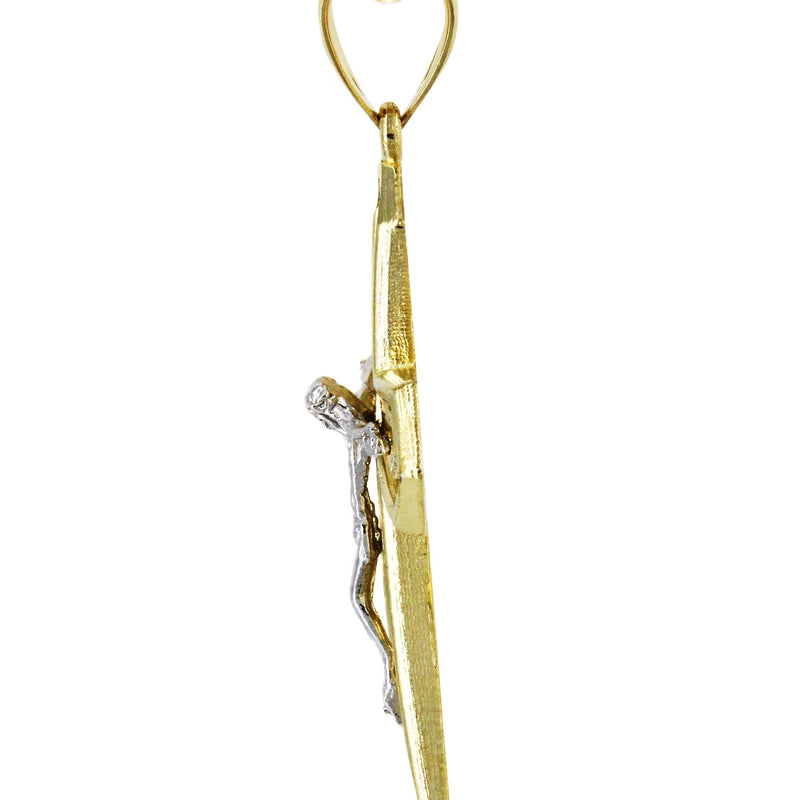 10K Yellow Gold Cross / Crucifix Necklace | Appx. 15.3 Grams